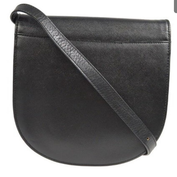 SAINT LAURENT YSL Shoulder Bag Leather Black with strap crossbody - Picture 12 of 16